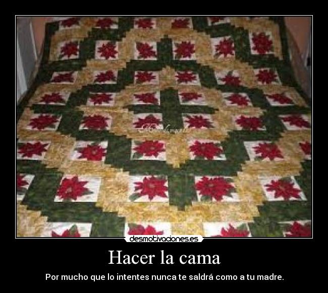 Hacer la cama -