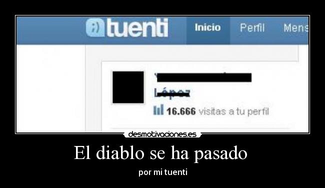 El diablo se ha pasado -