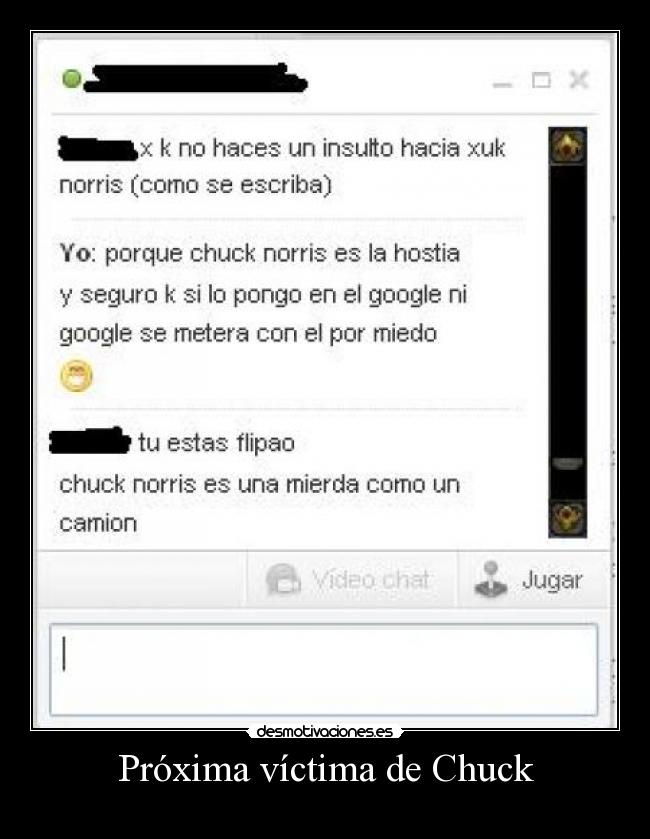 Próxima víctima de Chuck - 