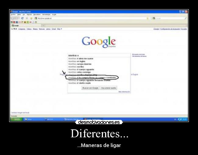 Diferentes... -