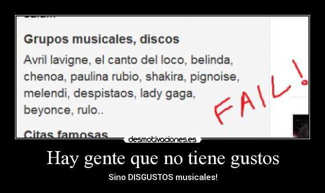 carteles musica desmotivaciones