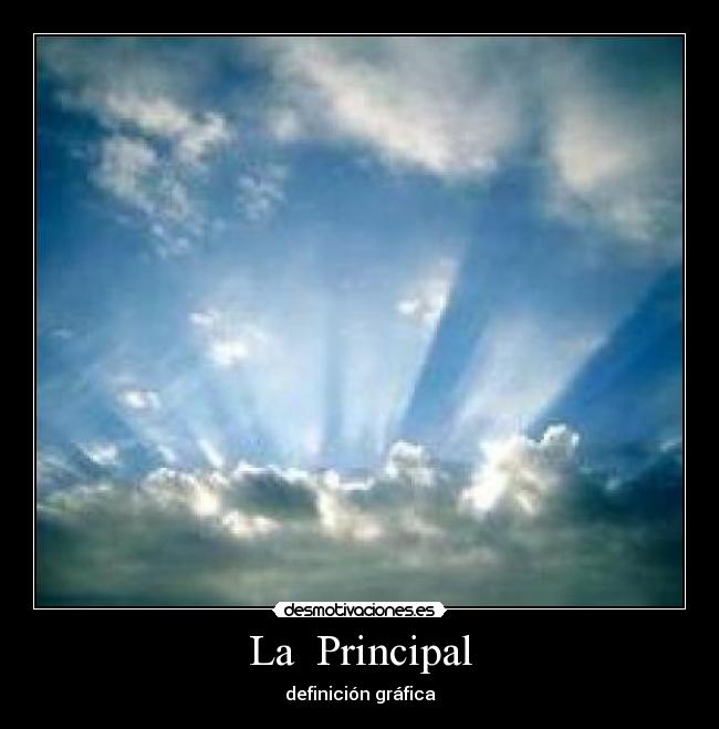 La Principal - definición gráfica