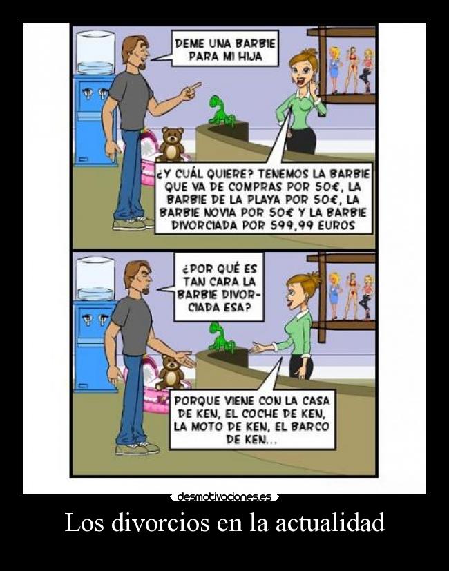 Los divorcios en la actualidad - 