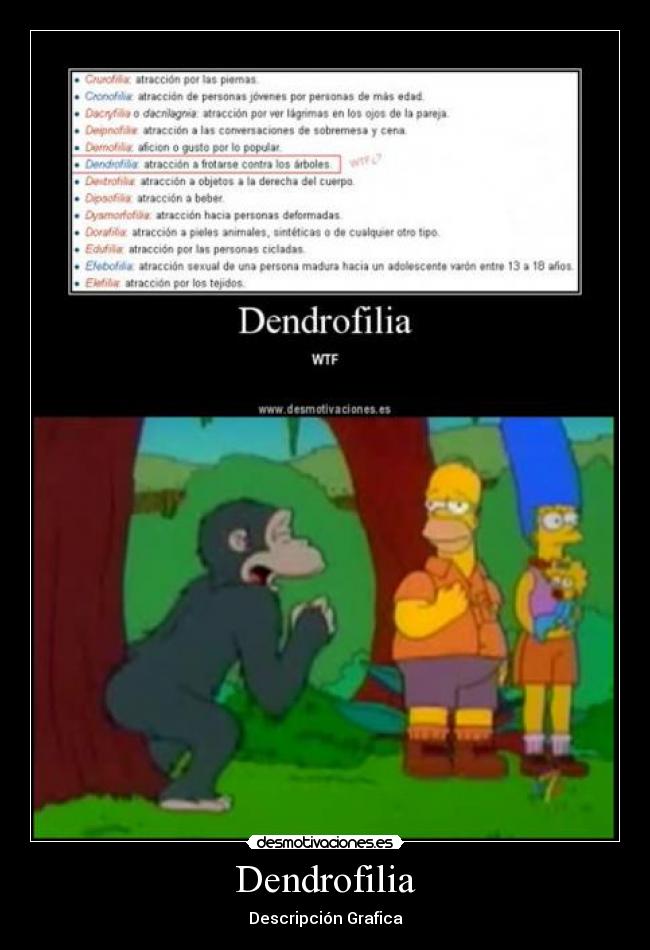 Dendrofilia - 