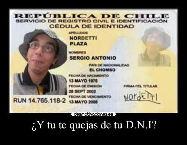 carteles dni desmotivaciones