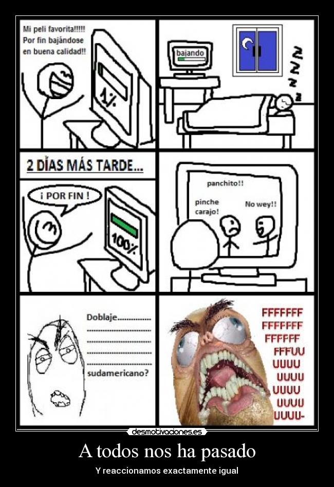 carteles pasado doblaje sudamericano desmotivaciones