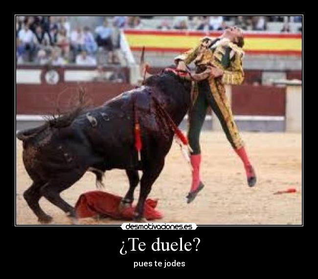 ¿Te duele? -