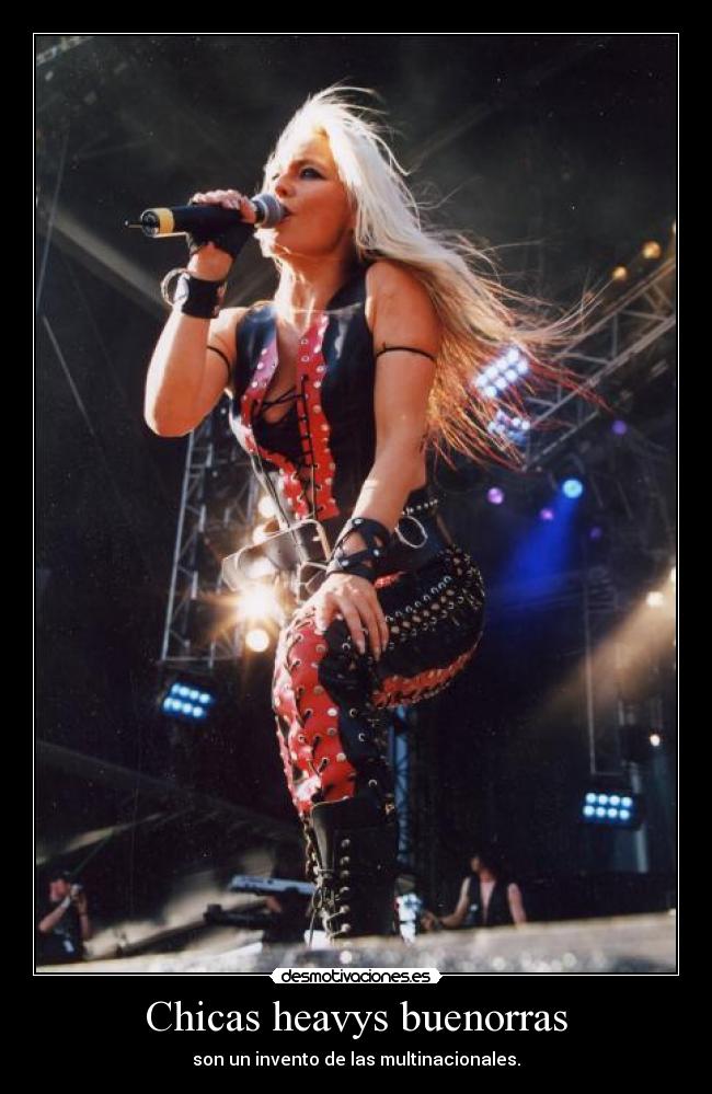 Chicas heavys buenorras - son un invento de las multinacionales.
