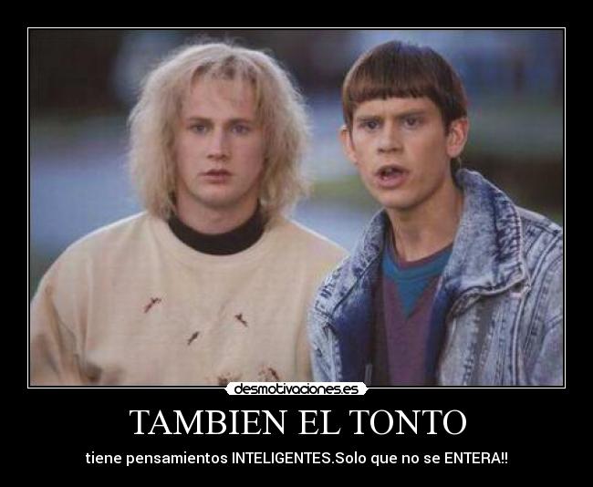 TAMBIEN EL TONTO -