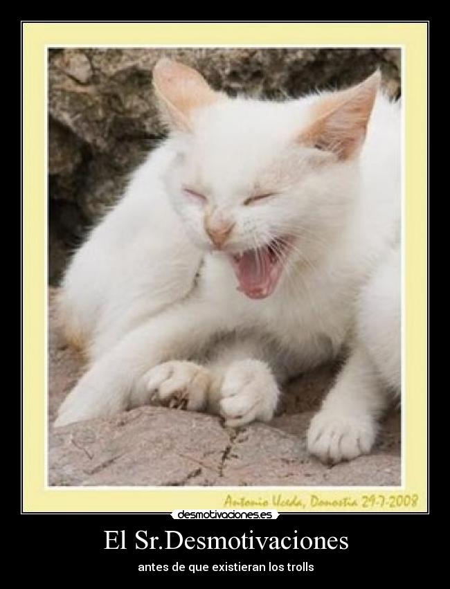 El Sr.Desmotivaciones - antes de que existieran los trolls