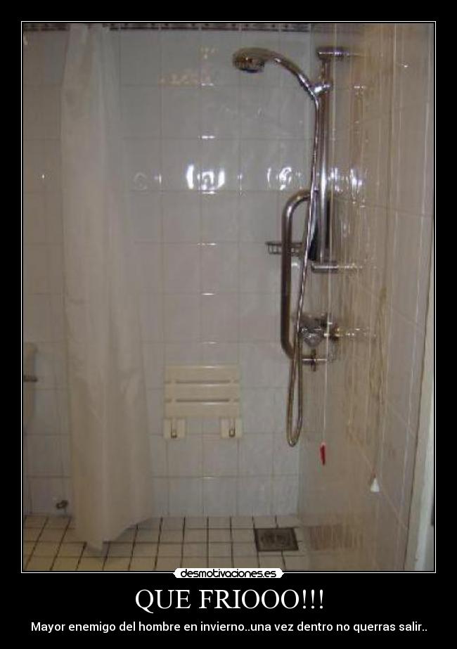 QUE FRIOOO!!! -