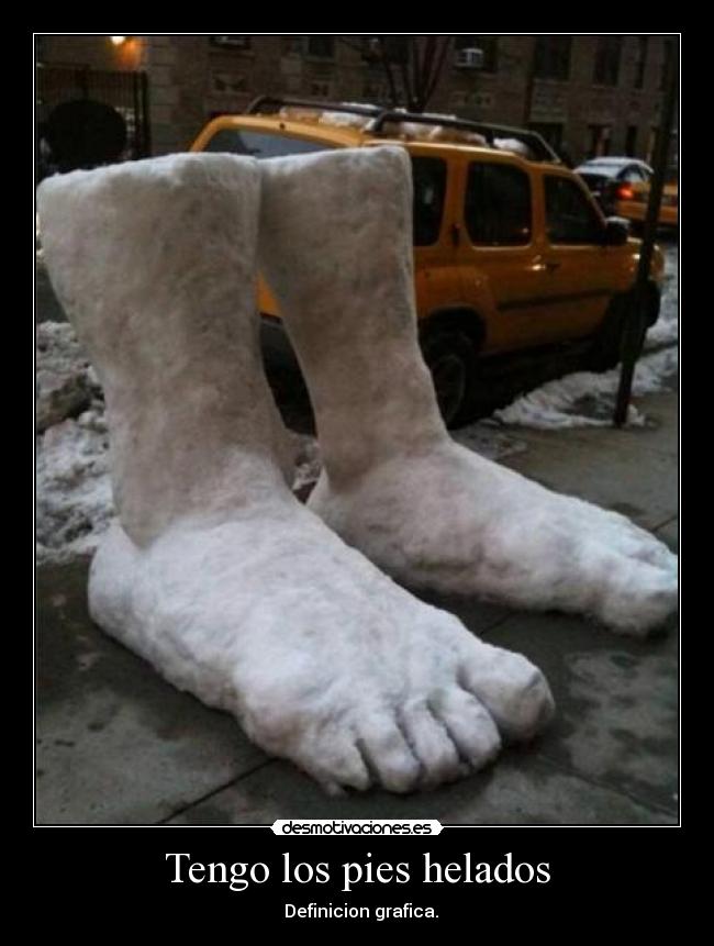 Tengo los pies helados - 