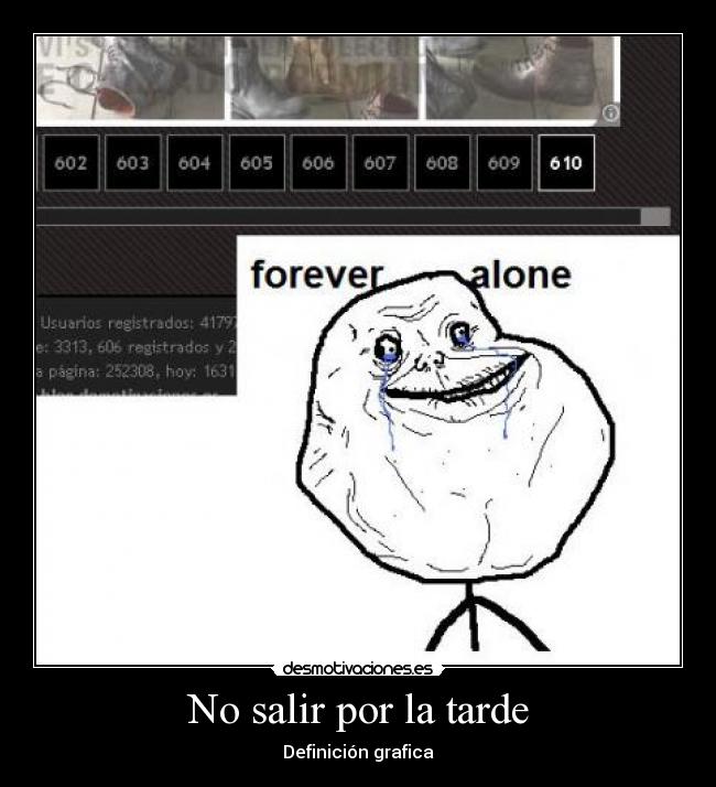 No salir por la tarde -