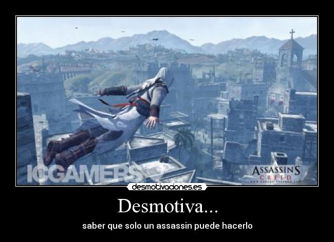 carteles assassins creed desmotivaciones