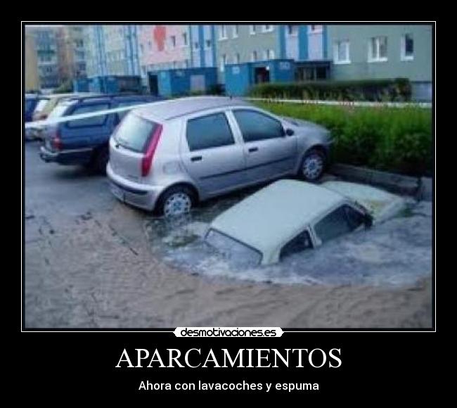 APARCAMIENTOS - Ahora con lavacoches y espuma