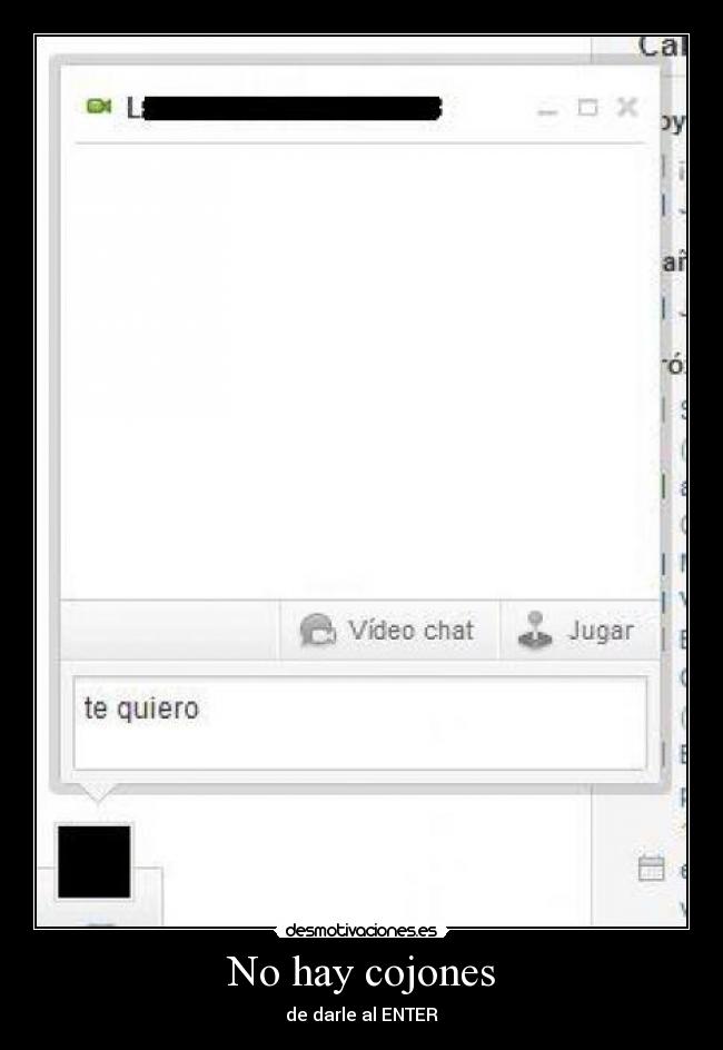 No hay cojones -