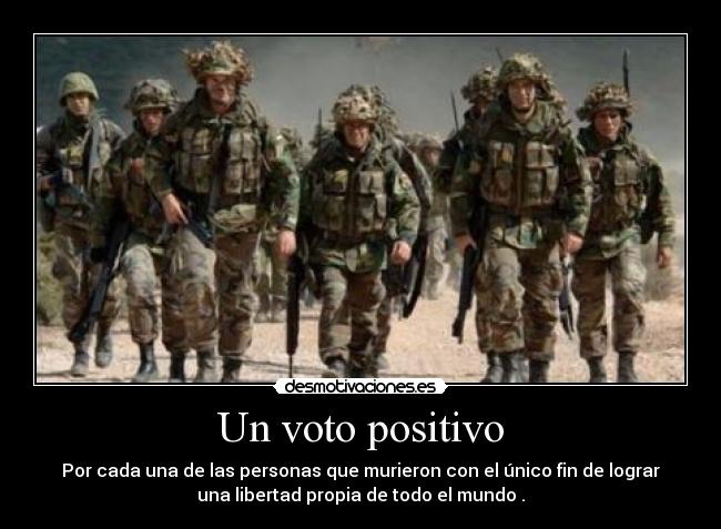 Un voto positivo -