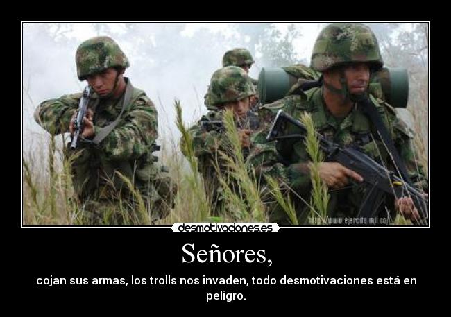 Señores, - 