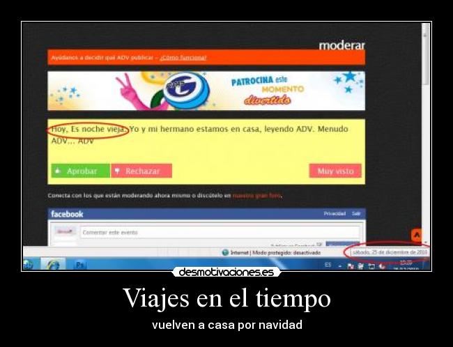 Viajes en el tiempo - vuelven a casa por navidad