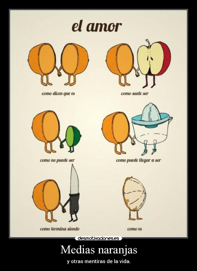 Medias naranjas -