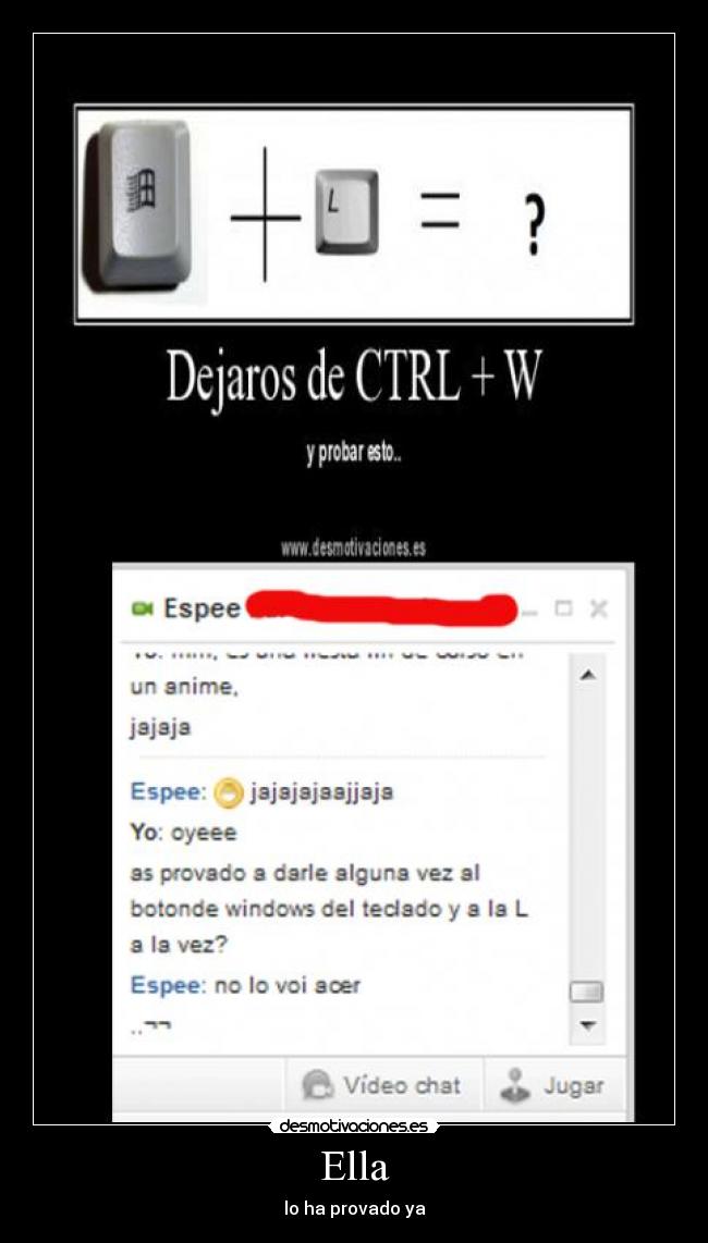 Ella - lo ha provado ya