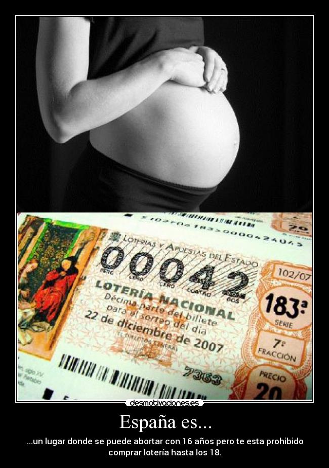 carteles espana desmotivacion espana juego aborto desmotivaciones