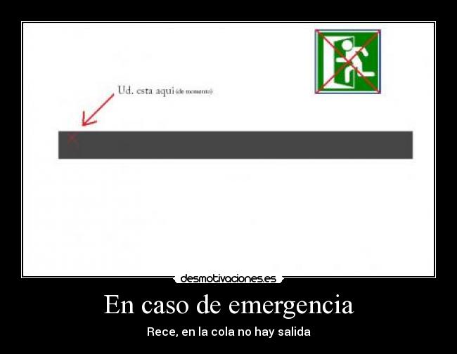 En caso de emergencia -