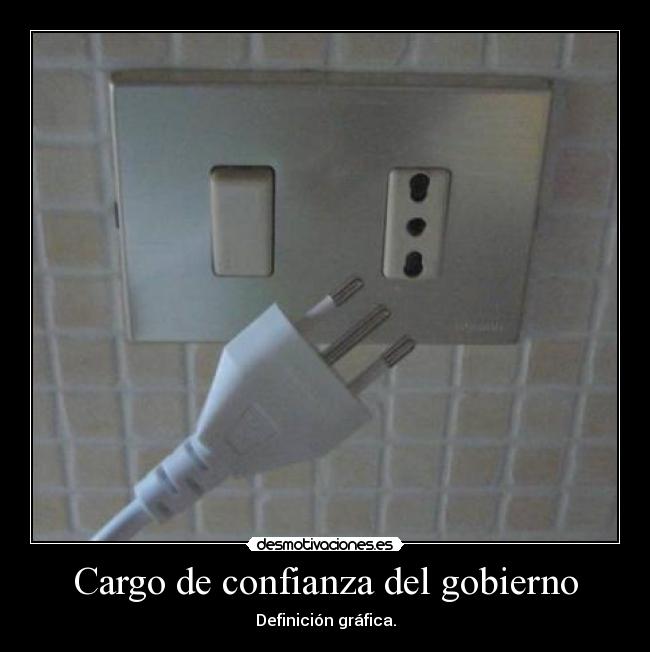 Cargo de confianza del gobierno - Definición gráfica.