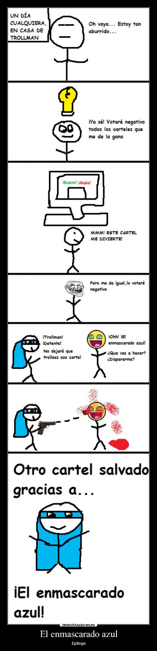 El enmascarado azul -