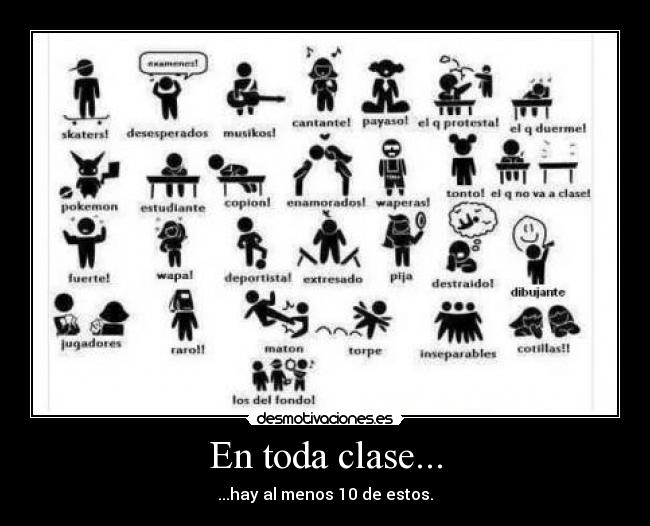 En toda clase... -