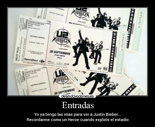 carteles entradas desmotivaciones