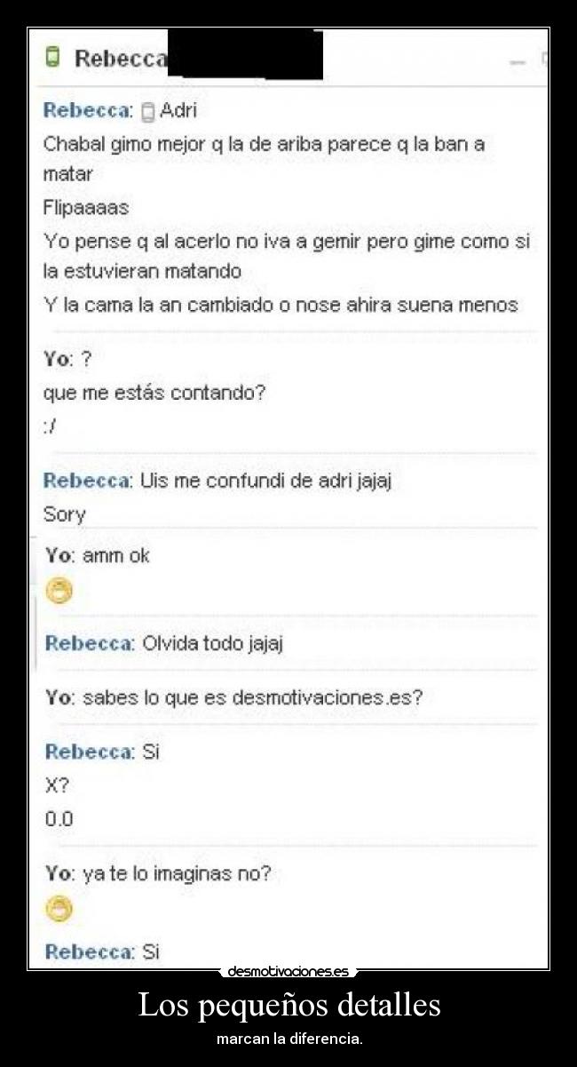 Los pequeños detalles -