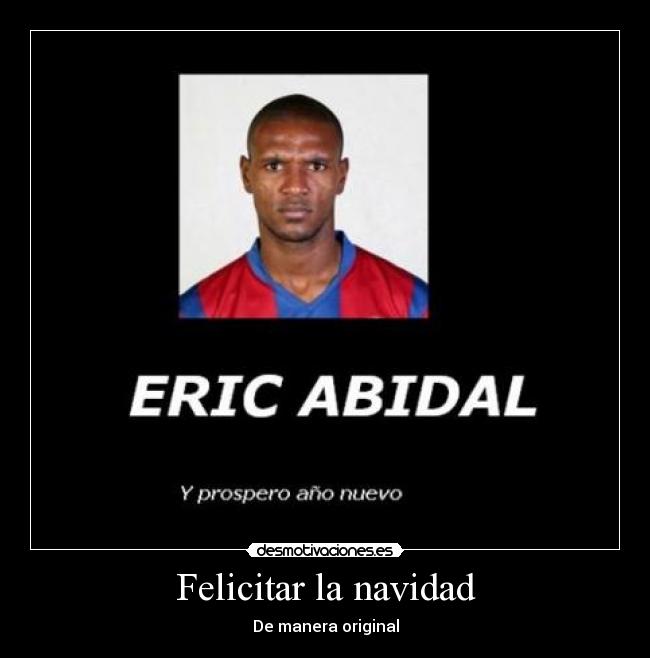 carteles navidad eric abidal desmotivaciones