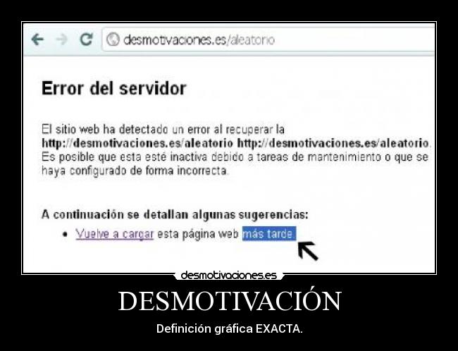DESMOTIVACIÓN -