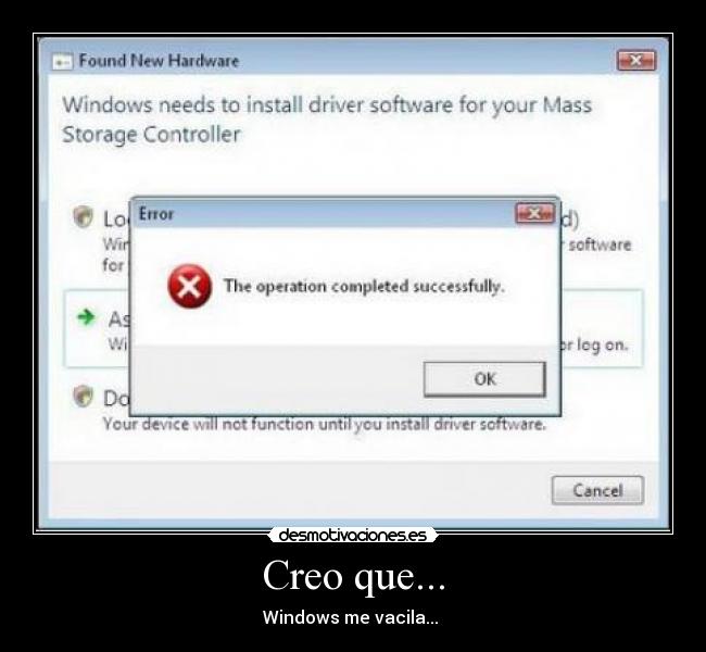 Creo que... -