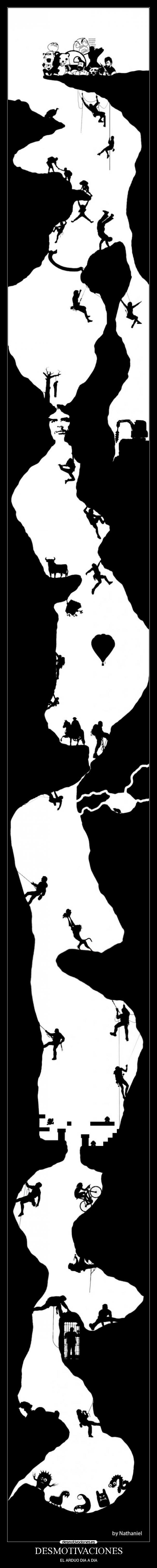 DESMOTIVACIONES - EL ARDUO DIA A DIA