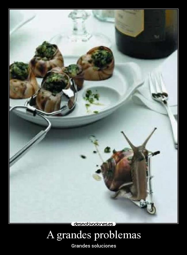 A grandes problemas -