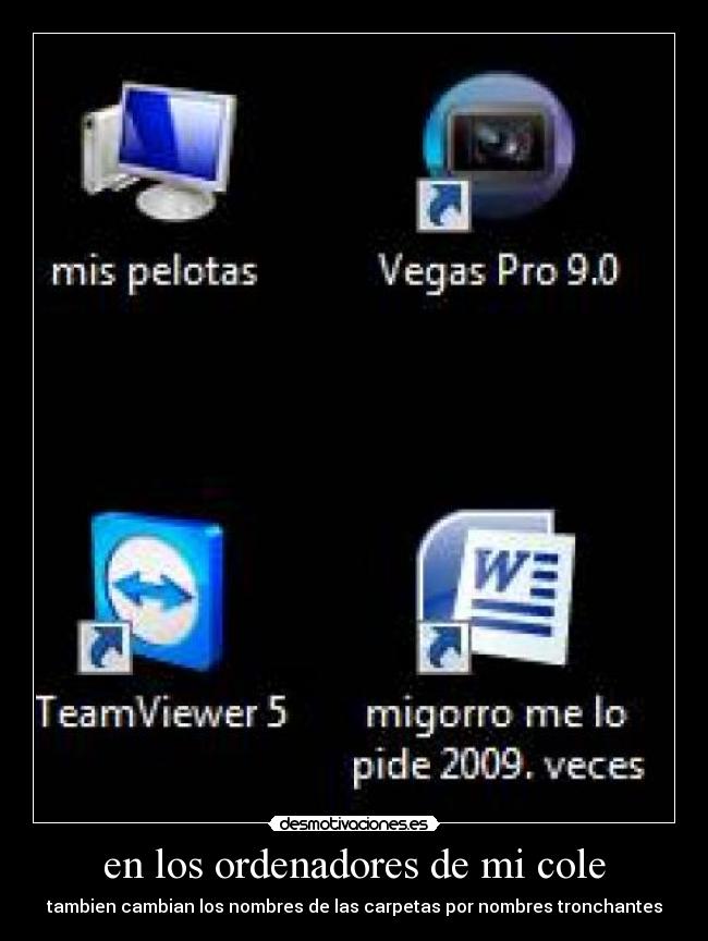 en los ordenadores de mi cole -