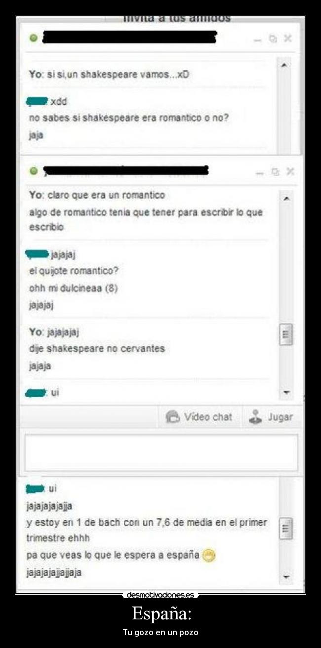 España: - Tu gozo en un pozo