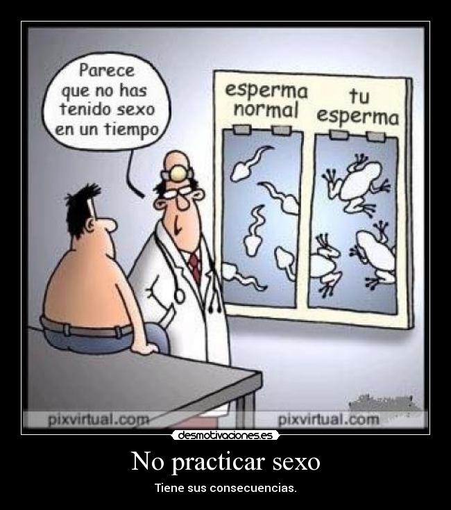 No practicar sexo -