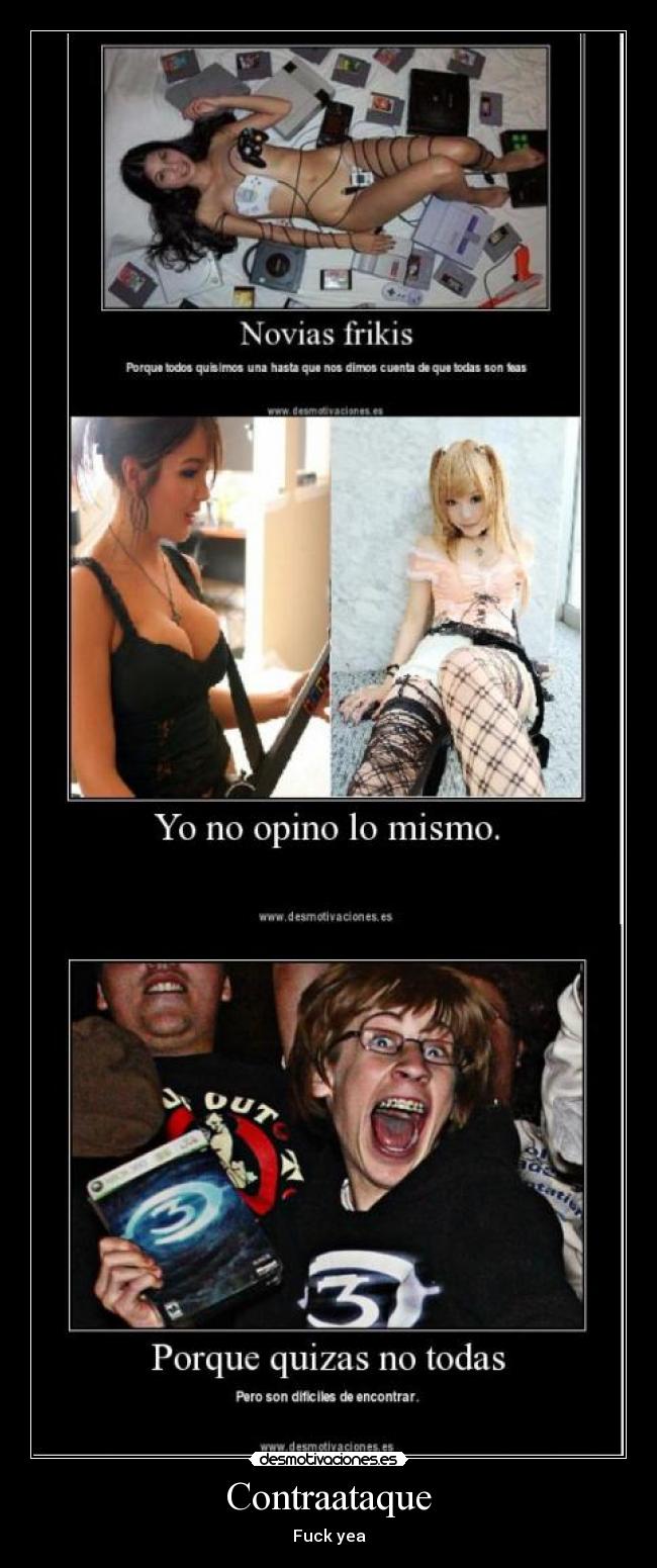 carteles novias frikis desmotivaciones