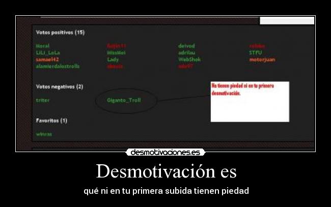 Desmotivación es -