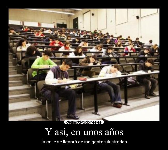 Y así, en unos años -