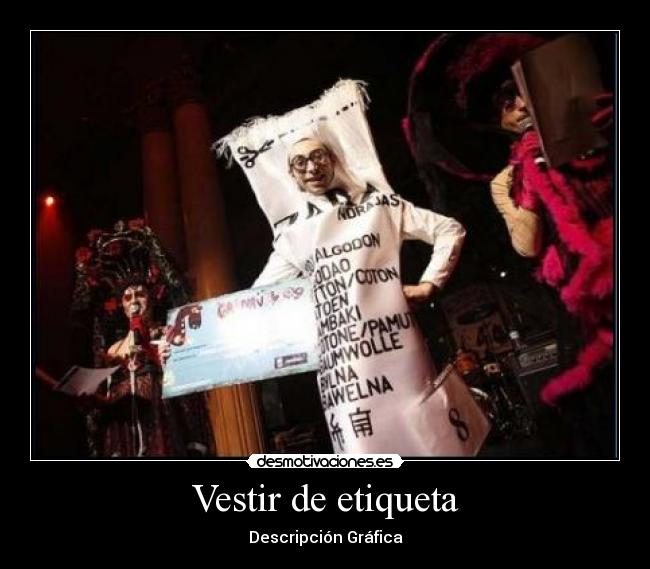 Vestir de etiqueta -