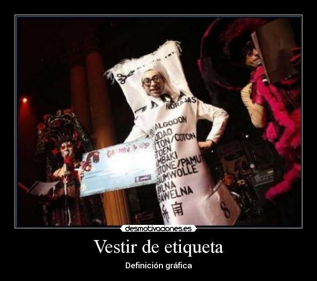 Vestir de etiqueta -