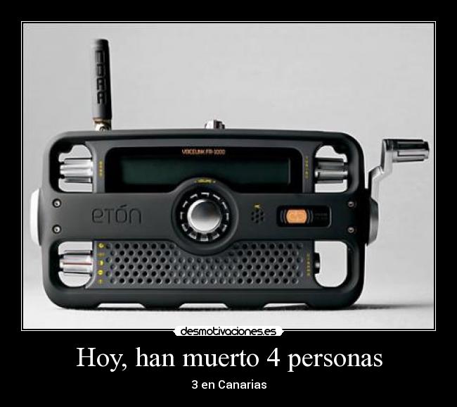 Hoy, han muerto 4 personas - 