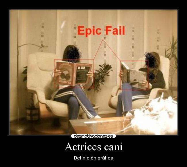 Actrices cani - Definición gráfica