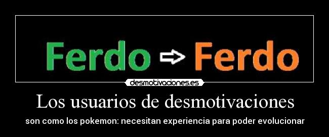 Los usuarios de desmotivaciones - 