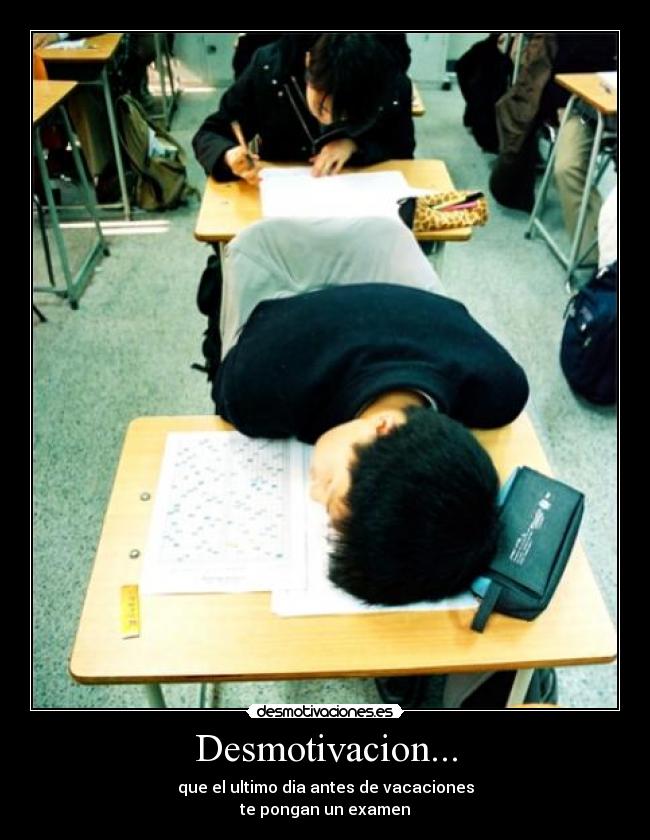 Desmotivacion... -