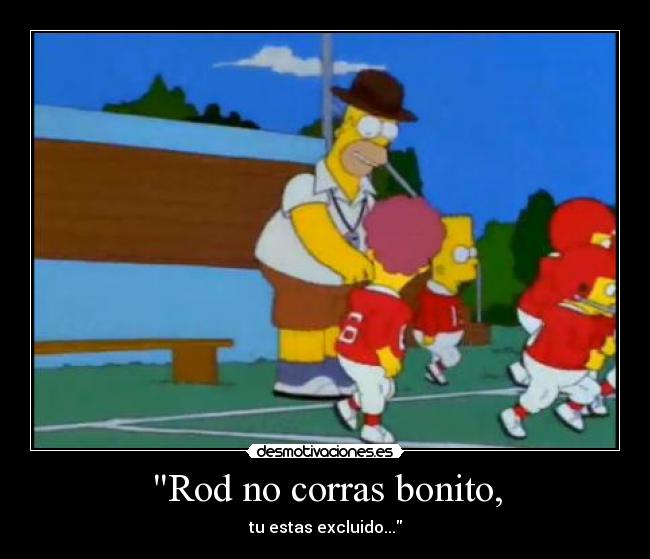 carteles simpsons excluido desmotivaciones